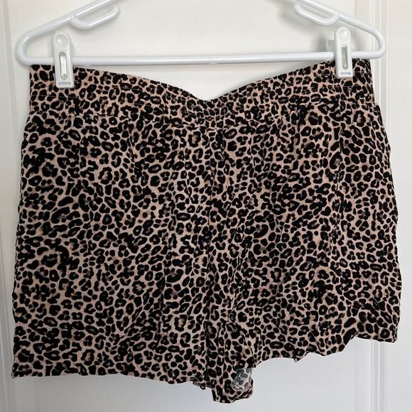 Apt.9 Cheetah Leopard Print Mid-Rise Straight Short Brown Women's Size Medium - Picture 4 of 4